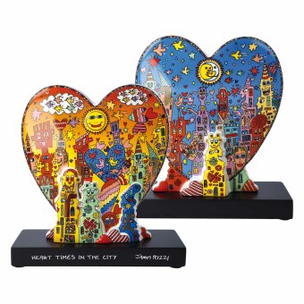 James Rizzi Herz Herzfigur Heart times in the City...