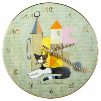 Rosina Wachtmeister Katzen Uhr Wanduhr La storia di...