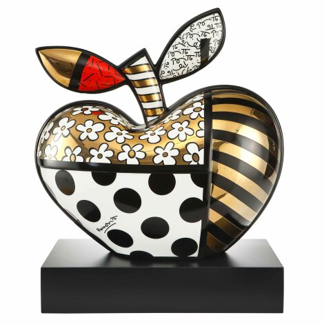 Romero Britto Golden Big Apple Figur Limitiert auf 499 Stück 2021