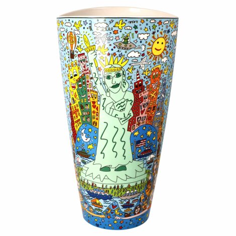 Vase James Rizzi The Big Apple is Big on Liberty 28 cm