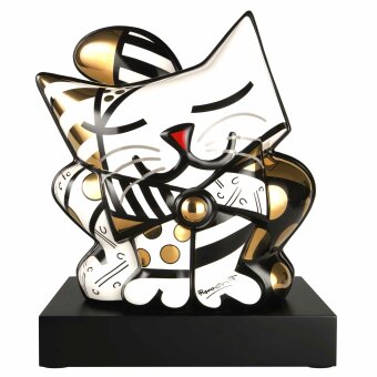 Romero Britto Golden Cat Figur Limitiert 2024