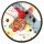 Wassily Kandinsky Wanduhr rund Kreise im Kreis Porzellan 2022