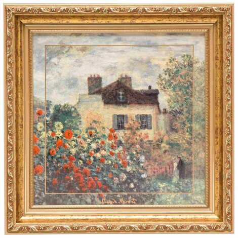 Claude Monet Das Künstlerhaus Wand-Bild 31.5 cm Limitiert Zertifikat