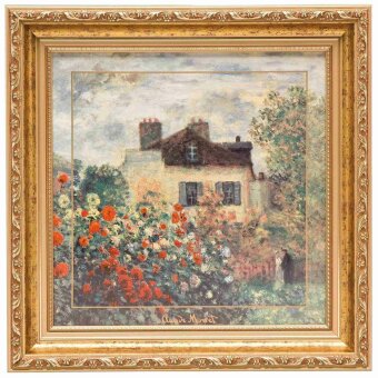 Claude Monet Das Künstlerhaus Wand-Bild 31.5 cm...