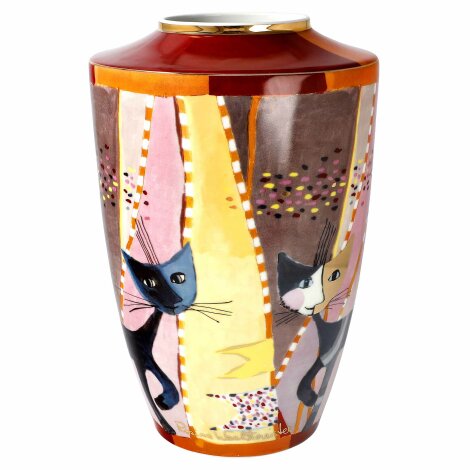 Rosina Wachtmeister Porzellan Vase Sottosopra Katze Katzen