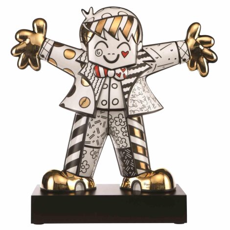 Romero Britto Hug Too Figur Gold