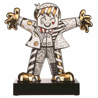Romero Britto Hug Too Figur Gold