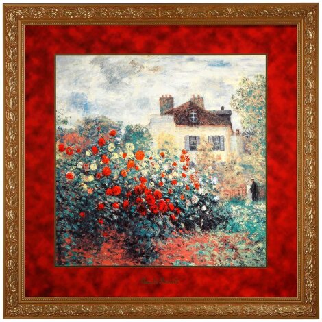 Claude Monet Das Künstlerhaus Wand-Bild Limitiert Zertifikat