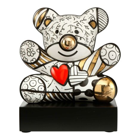 Romero Britto Gold-Bär Golden Truly Yours Figur 2020