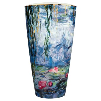 Claude Monet Vase Seerosen mit Weide 50 cm 2020