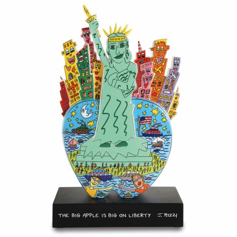 Figur James Rizzi Big Apple on Liberty Limitiert