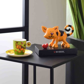 Ed Heck Katze Pop-Art Ed Heck Love Cat