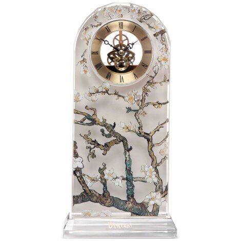 Vincent van Gogh Uhr Tischuhr Mandelbaum Silber